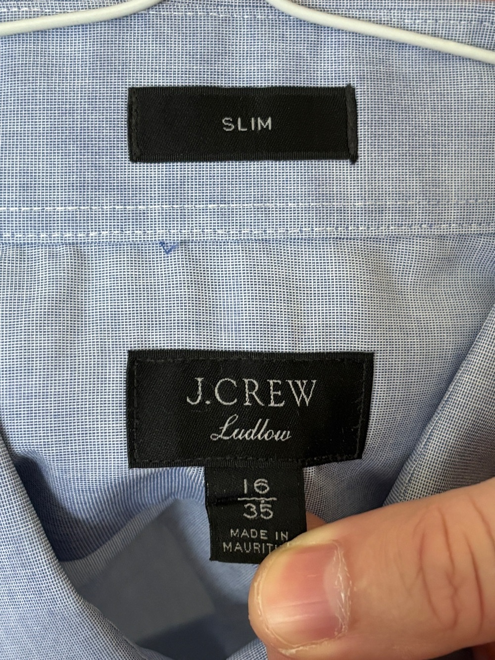 J.Crew Light Blue Ludlow Slim Fit Dress Shirt